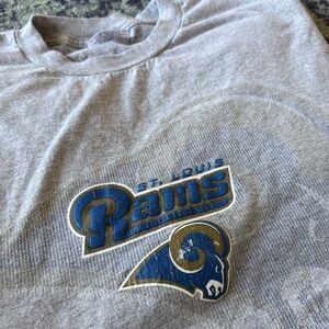 Vintage Retired ST. Louis Rams Graphic Men’s T-Shirt Size XL Heavyweight Cotton
